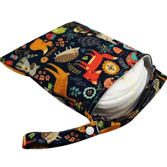 NWT Black Animal Print Wet Bag - Picture 4 of 6